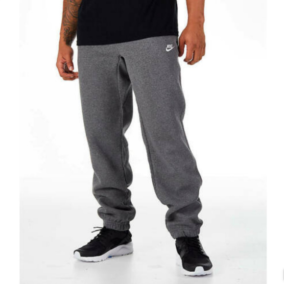 nike club fleece joggers grey